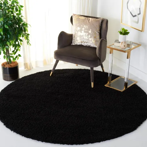 Miniatura 60 de SAFAVIEH Laguna Shag Collection - Alfombra decorativa, 2 pies 3 pulgadas x 4 pies, color beige, diseño sólido, no desprende pelusa y de fácil