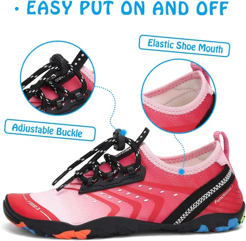 Miniatura 5 de SAGUARO Kids Boys Girls Water Shoes Non-Slip Quick-Dry Barefoot Aqua Shoe Outdoor Sport Beach Swimming Surfing Diving