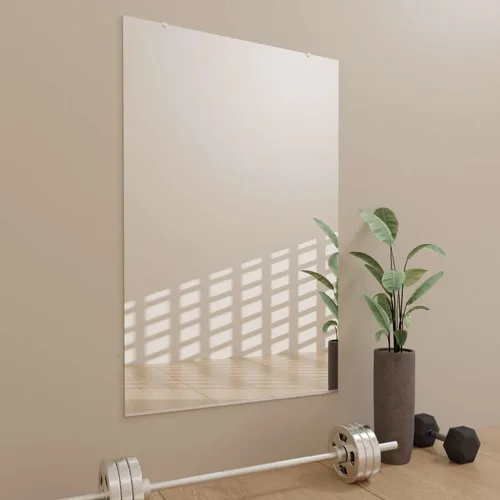 Miniatura 2 de Fab Glass and Mirror Espejo grande de gimnasio para gimnasio en casa, 48 x 32 pulgadas, montaje en pared de vidrio recocido ultra transparente