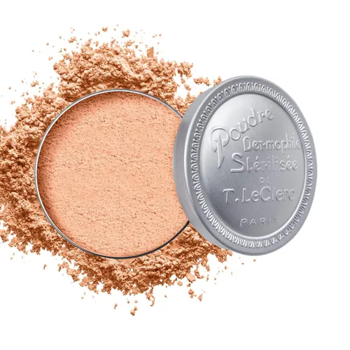 Miniatura 10 de T. LeClerc Polvo facial suelto – Polvo fijador de maquillaje facial de larga duración, mineral mezclable que minimiza los poros y perfecciona
