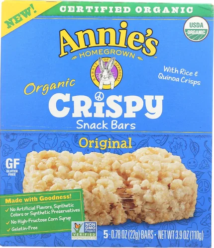 Miniatura 9 de Annie's Birthday Cake - Barritas crujientes para aperitivos, sin gluten, 5 barras, 3.9 onzas