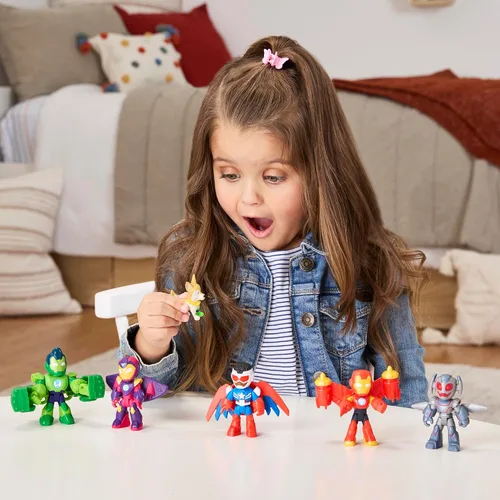 Miniatura 2 de Marvel Iron Man and his Awesome Friends Armored-Up Avengers Pack, figuras de acción de 3 pulgadas (3.0 in), juegos de juguete para niños y niñas, a