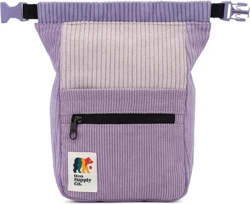 Miniatura 5 de Oso Supply Co - Cubo boulder de pana retro, bolsa de tiza independiente de gran tamaño para escalada en roca, cierre magnético enrollable, bucles
