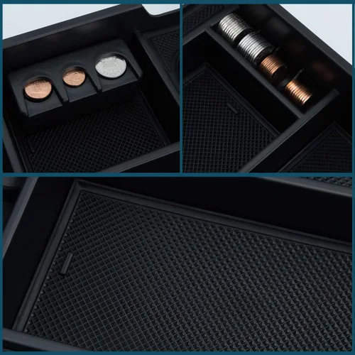 Miniatura 7 de JKCOVER - Bandeja organizadora para consola central, compatible con Tundra Negro (Black Trim)