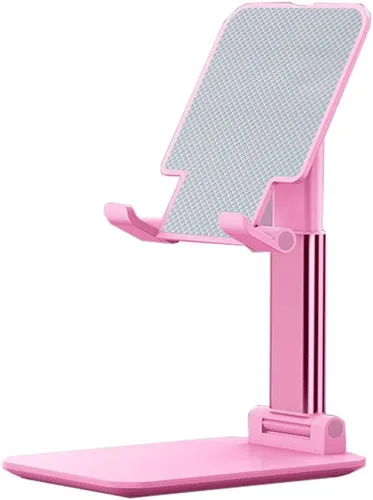 Miniatura 12 de Soporte para teléfono celular, soporte de teléfono celular ajustable en ángulo con almohadilla de silicona para escritorio, soporte de teléfono