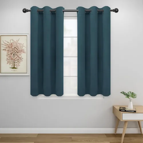Miniatura 290 de Easy-Going - Cortinas opacas para dormitorio, aislamiento térmico sólido con ojales, cortinas de ventana para reducción de ruido, cortinas