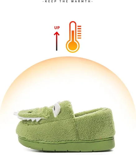 Miniatura 5 de AngelGift Zapatillas de dinosaurio para niños pequeños y niñas