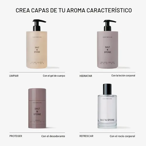 Miniatura 8 de Salt & Stone Desodorante sin aluminio Protección extra fuerte de 48 horas para mujeres y hombres Fabricado con extractos de algas marinas