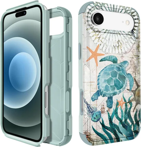 Miniatura 171 de para iPhone 11 - Funda para mujeres y niñas, diseño único estético, mariposa azul kawaii para adolescentes, funda protectora resistente, dura, a