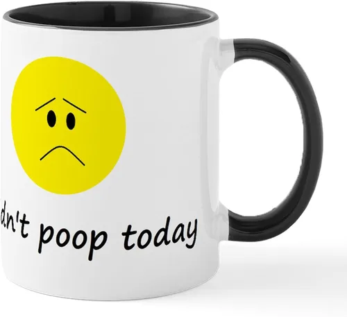 Miniatura 38 de CafePress Time To Poop Mugs Taza de café de cerámica de 11 oz (11.0 fl oz)
