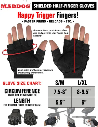 Miniatura 4 de Paquete combo de protector para el pecho acolchonado, mitón táctico y protector para el cuello Maddog Sports