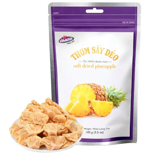 Miniatura 17 de Vinamit Fruta de Guanábana Seca Suave con Chile Bolsa de 3.5 oz Aperitivos de Fruta Exótica Masticables Vegano, Sin Gluten, Sin OMG Alto