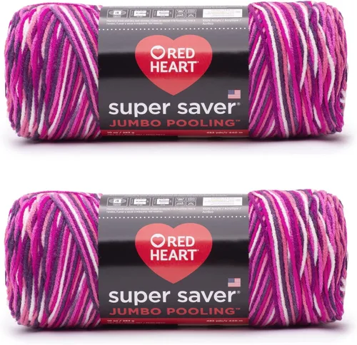 Miniatura 75 de Red Heart Super Saver Jumbo Ovillo de lana, Amatista