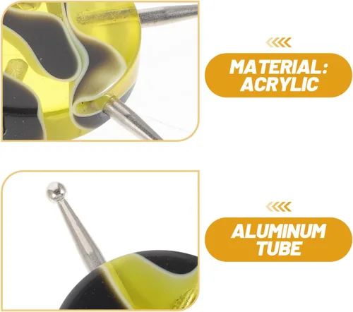 Miniatura 4 de EXCEART Bolígrafo de manicura multifuncional, herramienta de punteado de uñas para diseño de uñas DIY con puntas redondas para patrones precisos