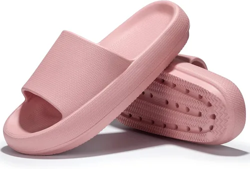 Miniatura 2 de Sandalias antideslizantes para mujeres y hombres, sandalias antideslizantes para baño y ducha, suela gruesa suave para interiores y exteriores