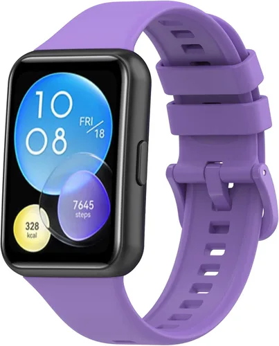 Miniatura 11 de Senter Correas de repuesto de goma suave de liberación rápida para Huawei Watch Fit 2 Smart Watch Blanco