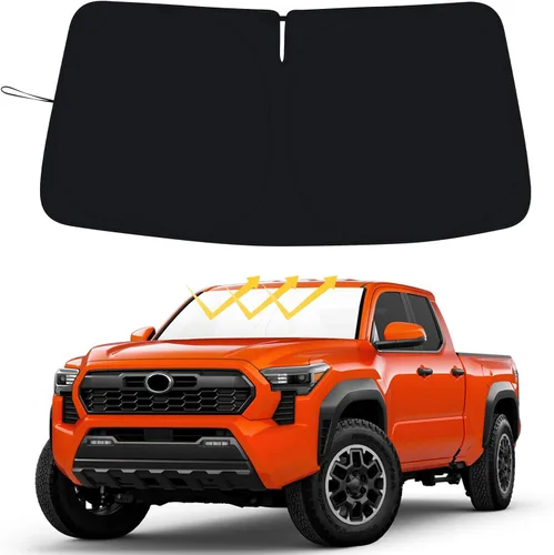 Miniatura 25 de Protección Solar para Parabrisas para Jeep Wrangler JL JLU 2018-2026 y Jeep Gladiator 2020-2026 310T Poliéster Cubierta Completa Plegable Protector