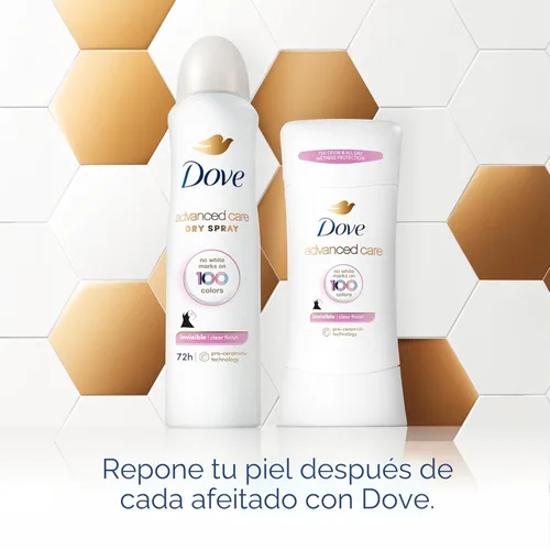 Miniatura 5 de Dove Advanced Care Desodorante Antitranspirante, Invisible, Clear Finish, 2,6 oz, 4