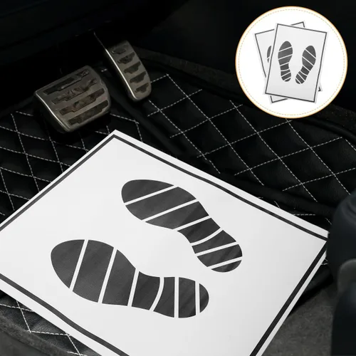 Miniatura 5 de 25 alfombrillas de papel desechables para automóviles y vehículos, alfombrillas de papel desechables para detalles de automóviles, cubiertas