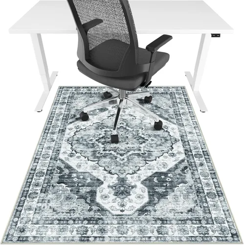 Miniatura 11 de Tapete para silla de oficina para suelo de madera dura y azulejos, 36" x 48" tapete resistente para silla de escritorio para suelos duros, alfombra