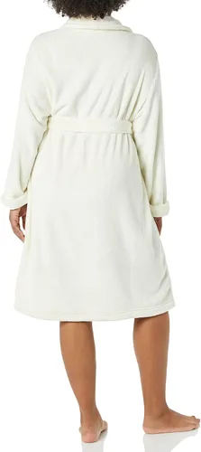 Miniatura 6 de Tienda Essentials Bata de felpa de longitud media para mujer (disponible en tallas extragrandes)