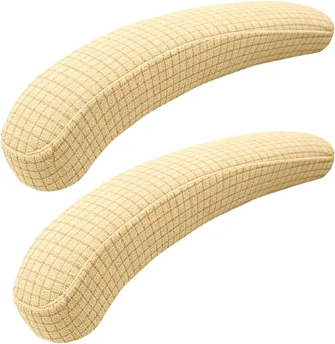 Miniatura 9 de Melaluxe Fundas para reposabrazos de silla de oficina, elásticas, extraíbles y lavables, fundas elásticas para reposabrazos de silla de escritorio