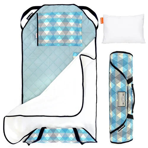 Miniatura 9 de Urban Infant Tot Cot Tapete de Siesta para Niños - Tapete de Siesta para Niños Pequeños Guardería Preescolar Cubierta de Ropa de Cama con Manta