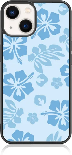 Miniatura 48 de FANXI Funda de teléfono de hibisco azul compatible con iPhone 11 de 6.1 pulgadas, funda protectora a prueba de golpes de TPU con bonita flor azul