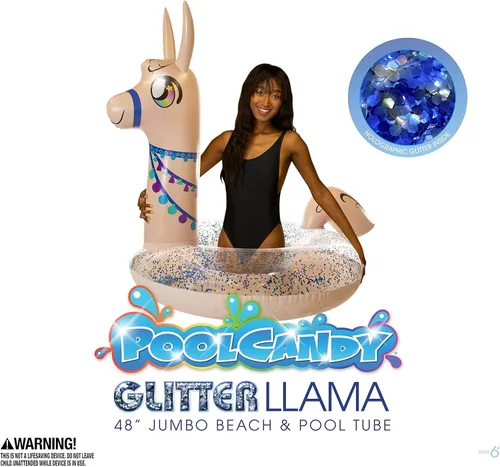 Miniatura 7 de PoolCandy Tubos inflables de piscina y anillos de natación para animales Beige