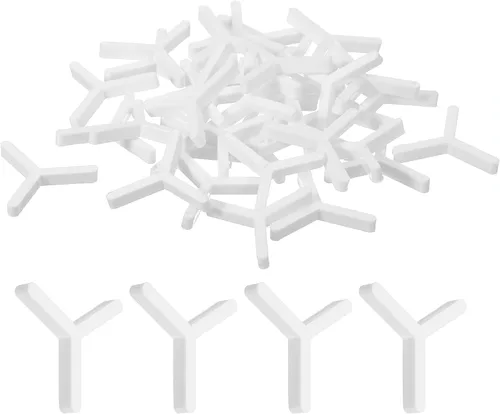 Miniatura 7 de uxcell 200 piezas de baldosas de pared de plástico tipo Y, espaciadores de baldosas hexagonales de 0.059 in, 1/16 pulgadas, espaciadores de azulejos