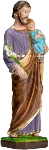 Miniatura 4 de THE FAITH GIFT SHOP Estatua de San José - Pintada a mano en Italia - Colección Toscana - Estatua de San José (12")