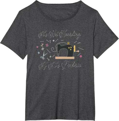 Miniatura 35 de It's Not Hoarding If Its - Camiseta de costura para acolchado, Blanco, S