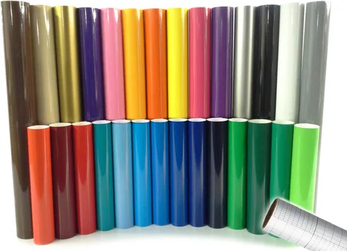 Miniatura 7 de Juego Oracal 651 multicolor de vinilo para principiantes para Cricut, Silhouette y Cameo; incluye juego de herramientas de instalación 9.84 pies