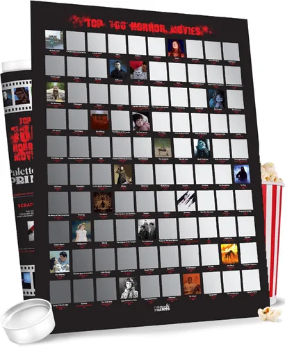 Miniatura 11 de Premium Póster de 100 Películas para Rascar - Pósteres Clásicos de Películas para Sala de Cine - Póster de Película para Rascar - Impresionante Obra