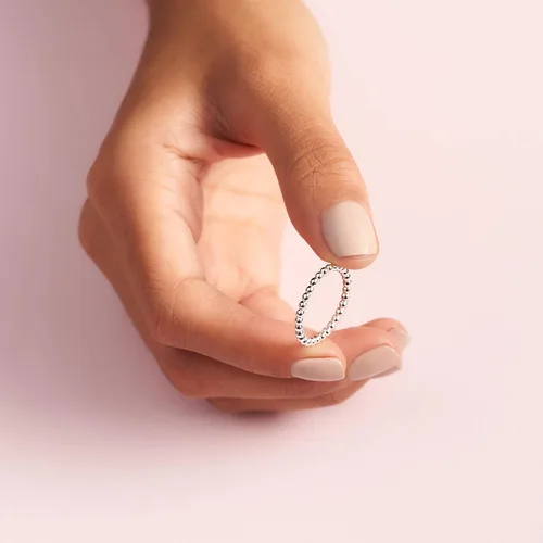 Miniatura 5 de PANDORA Joyería - Anillo de cuentas - Regalo para ella - Plata de ley, Metal