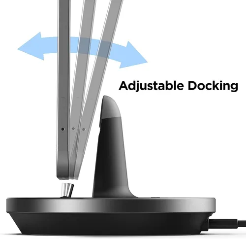 Miniatura 4 de Encased Soporte de carga de escritorio para teléfono y tabletas USB-C, cargador de estación de acoplamiento ajustable compatible con fundas
