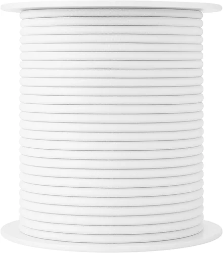 Miniatura 10 de Mandala Crafts Cuerdas elásticas negras de 1/5 de pulgada y 0.197 in – 22 yardas de cuerda elástica resistente para cuerda de kayak, reemplazo