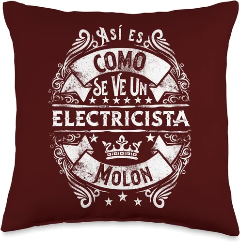 Regalo Original Electricista Regalos Graciosos Un Electricista Molon Divertido Humor para Hombre Originales, 16 x 16 pulgadas, multicolor