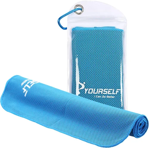 Toalla refrigerante Syourself para un alivio instantáneo: toalla refrescante de 40 pulgadas x 12 pulgadas para jugar bolos o hacer ejercicio o yoga,