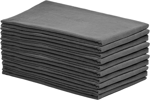 Miniatura 17 de Paños de Cocina Negros de Saco de Harina - 100% Algodón, 27"x27", Paquete de 5, Paños de Cocina Altamente Absorbentes - Uso Versátil para Hornear