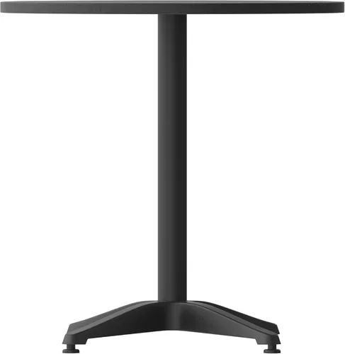 Miniatura 9 de Mesa circular de aluminio con base para interiores y exteriores, Multicolor