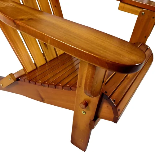 Miniatura 10 de Folding Adirondack Chair – Outdoor Chairs for Patio, Garden, Fire Pit 250 LBS Capacity, Solid Hardwood, Wide Armrests