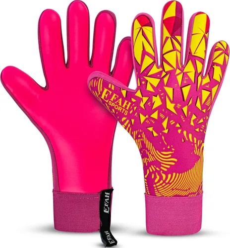 Miniatura 11 de Guantes de portero de fútbol para niños, jóvenes y adultos profesionales con palmas de protección y agarre reforzado