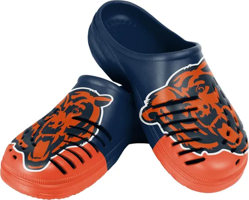 Miniatura 53 de FOCO - Sandalias de agua de jardín con logotipo de equipo de la NFL, para hombre, pantuflas, zuecos
