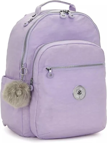 Miniatura 18 de Kipling Seoul - Mochila grande metálica para portátil de 15 pulgadas, Agua (Aqua Flowers)