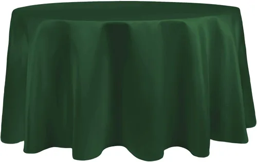 Miniatura 26 de Ultimate Textile Mantel redondo de satén nupcial de 60 pulgadas, se adapta a mesas de menos de 60 pulgadas de diámetro, berenjena morado berenjena