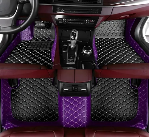 Miniatura 22 de Alfombrillas de Piso de Automóvil de Ajuste Personalizado por SARAHS - Cuero PU Impermeable de Cobertura Completa para la Mayoría de Automóviles