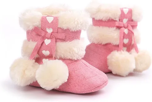 Miniatura 2 de Botas Estamico de invierno, con lazo, de nieve, de felpa, para niña