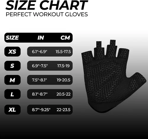 Miniatura 6 de FIGHTSENSE Guantes de levantamiento de pesas con protección completa de la palma de la mano, guantes de entrenamiento para hombres y mujeres