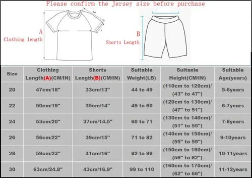 Miniatura 2 de UXPEU Soccer Jersey Boys Ro'naldo Jersey Kids #7 Football Training Uniforms for Boys Youth Soccer Shirts and Shorts Kit Set